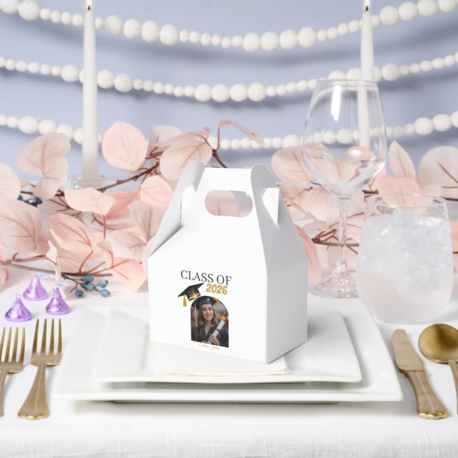 Caja Para Regalos Personalized Graduation Favor Boxes Class of 2026 (Boda)