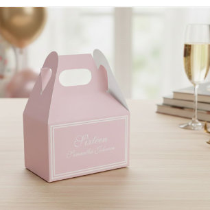 Caja Para Regalos Personalized Sweet Sixteen Favor Box - Elegant