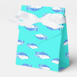 Caja Para Regalos Pescado azul en turquesa