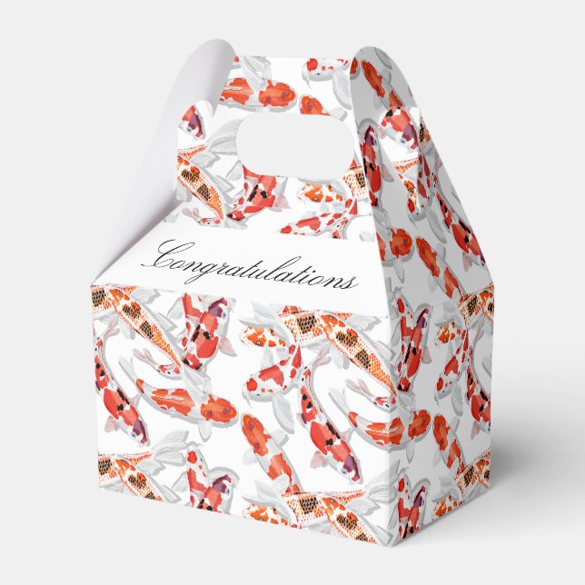 Caja Para Regalos Pescado de Koi (Front Side)