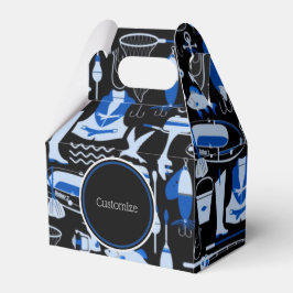 Caja Para Regalos Pescado de origen azul