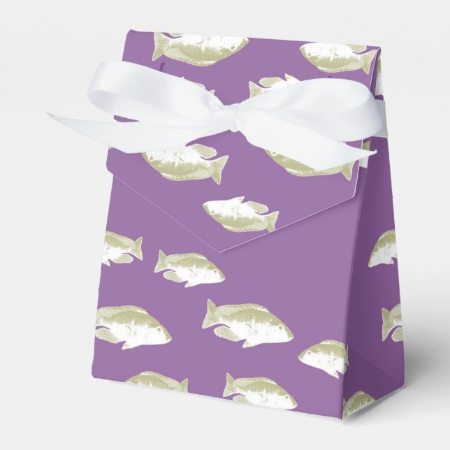 Caja Para Regalos Pescado morado (Front Side)