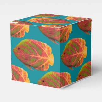Caja Para Regalos Pescado tropical de hoja de ave 1