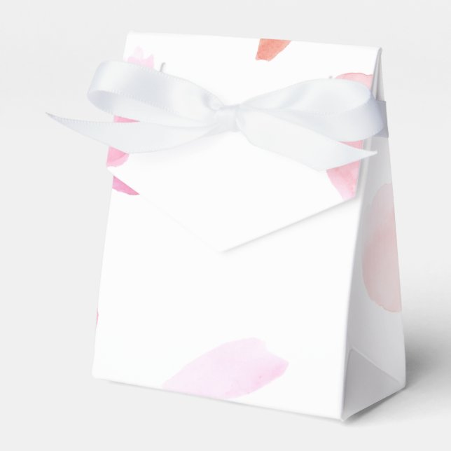 Caja Para Regalos Petales de Rosa románticos (Front Side)