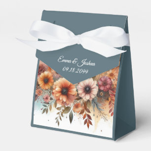 Caja Para Regalos Pétalos de cosecha y cielos pintados
