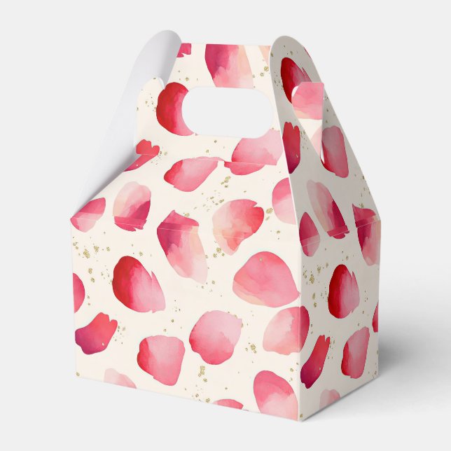 Caja Para Regalos Pétalos de rosa caprichosos  (Front Side)