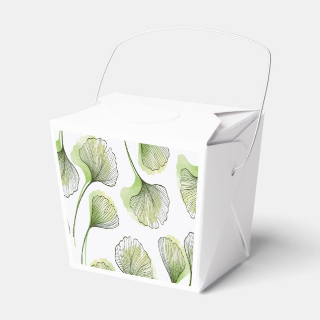 Caja Para Regalos Pétalos verdes (Front Side)