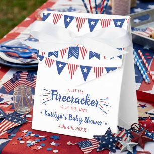 Caja Para Regalos ¡Petardo en camino! Baby Shower del 4 de julio