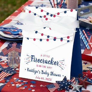 Caja Para Regalos ¡Petardo en camino! Baby Shower del 4 de julio