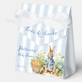 Caja Para Regalos Peter rabbit dusty blue baby shower monogrammed