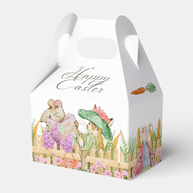 Caja Para Regalos Peter Rabbit Easter Party Favorito Box (Front Side)