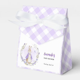 Caja Para Regalos Peter Rabbit Purple Baby Shower