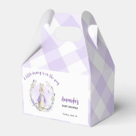 Caja Para Regalos Peter Rabbit Purple Baby Shower