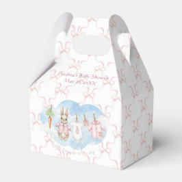 Caja Para Regalos Peter the Rabbit Girl Clothesline Baby Shower