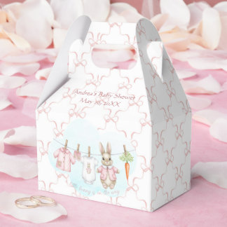Caja Para Regalos Peter the Rabbit Girl Clothesline Baby Shower