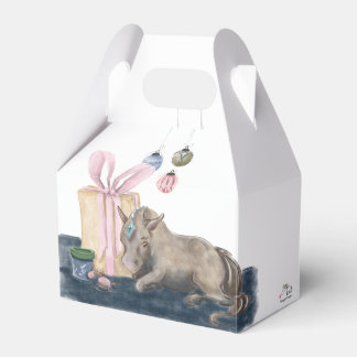 Caja Para Regalos Pferde- Geschenkbox- Weihnachtsmotiv mit Pferd