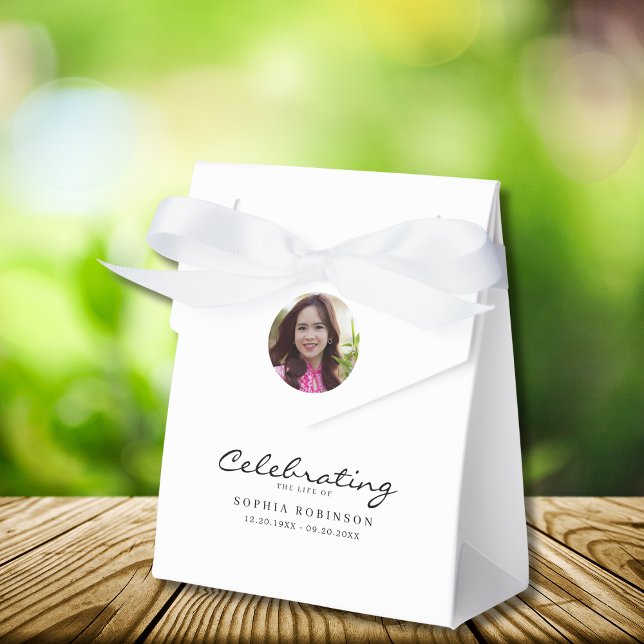 Caja Para Regalos Photo Celebration of Life  Memorial Keepsake (Subido por el creador)