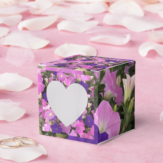 Caja Para Regalos Photo Image Of Morning Glory Pink & Purple Flowers (Boda)