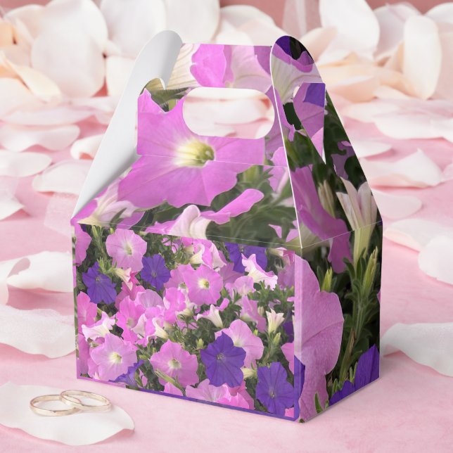 Caja Para Regalos Photo Image Of Morning Glory Pink & Purple Flowers (Boda)