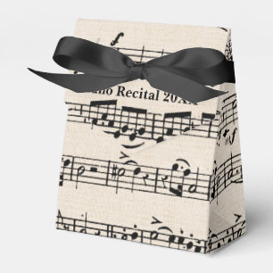Caja Para Regalos Piano Sheet Music para Recital
