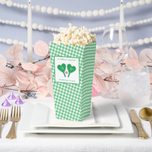 Caja Para Regalos Pickleball verde y rosado preppy Boda