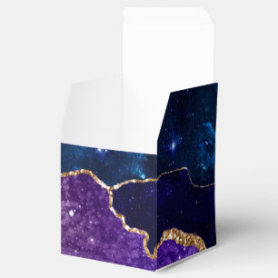 Caja Para Regalos Piedra de Ágata Galaxia Brillante y Reluciente Fal