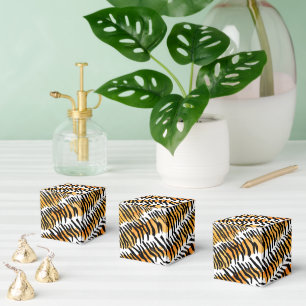 Caja Para Regalos Pieles modernas de tigre a rayas Imprimir animales
