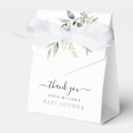 Caja Para Regalos Pies azules Baby Shower Bienvenida Bebé