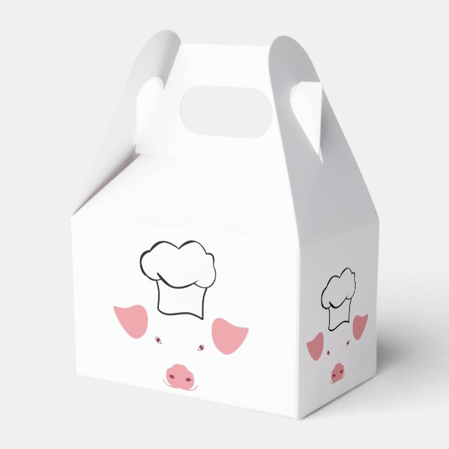 Caja Para Regalos Pig Chef (Front Side)