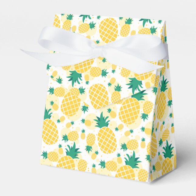 Caja Para Regalos Pineapple Tent Favor Box (Front Side)