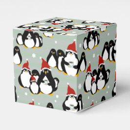 Caja Para Regalos Pingüino