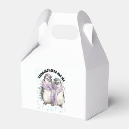 Caja Para Regalos Pingüino+Favor+Cajas+Be+Kind+Packaging+Invierno+Te