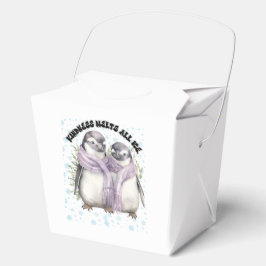 Caja Para Regalos Pingüino+Favor+Cajas+Ser+Amor+Fiesta+Suministros+I