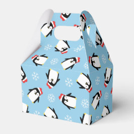 Caja Para Regalos Pingüinos