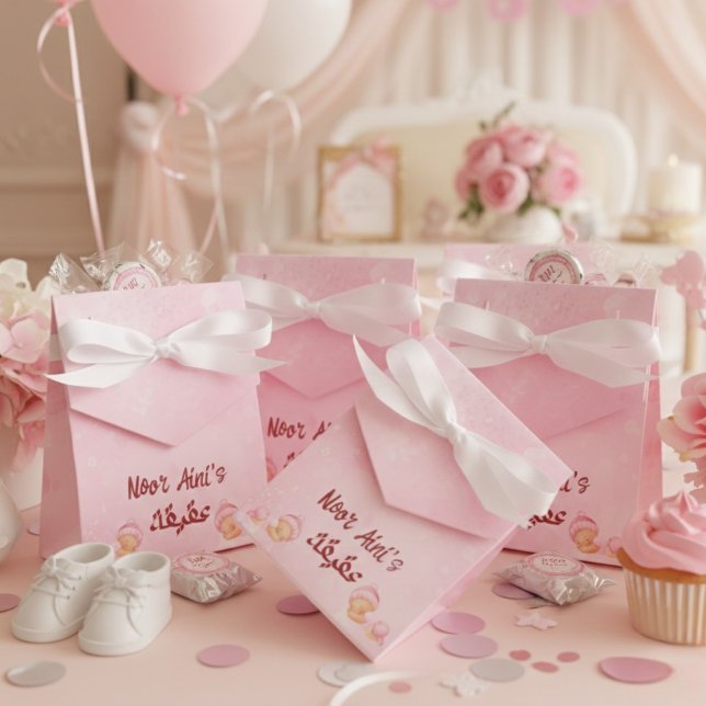 Caja Para Regalos Pink baby girl muslim aqeeqah aqiqah  (Subido por el creador)