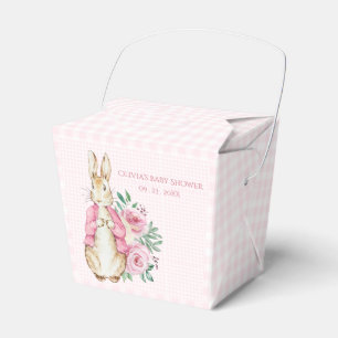 Caja Para Regalos Pink Beatrix Potter Bunny Rabbit Baby Shower
