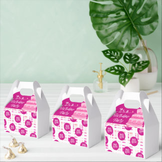 Caja Para Regalos Pink Birthday Party