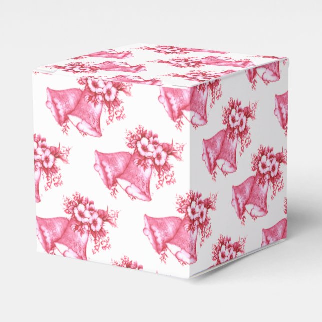 Caja Para Regalos Pink Boda Bells (Costado Anverso)