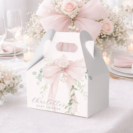 Caja Para Regalos Pink Bow Baby in bloom Baby Shower