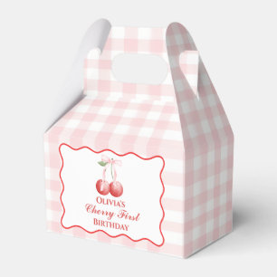 Caja Para Regalos Pink Bow Gingham