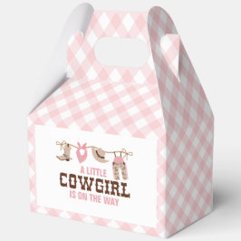 Caja Para Regalos Pink Cowgirl Western Baby Shower