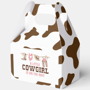 Caja Para Regalos Pink Cowgirl Western Baby Shower