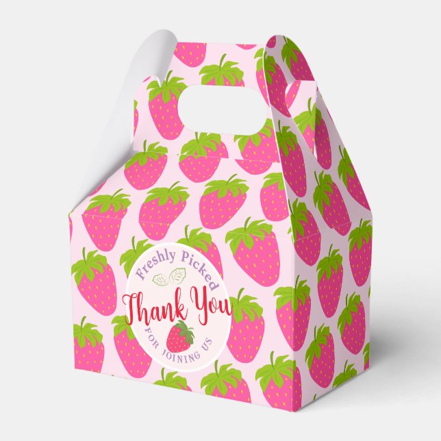 Caja Para Regalos Pink de fresa (Front Side)