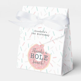 Caja Para Regalos Pink Donut Gracias a un grupo de Hole Cumpleaños