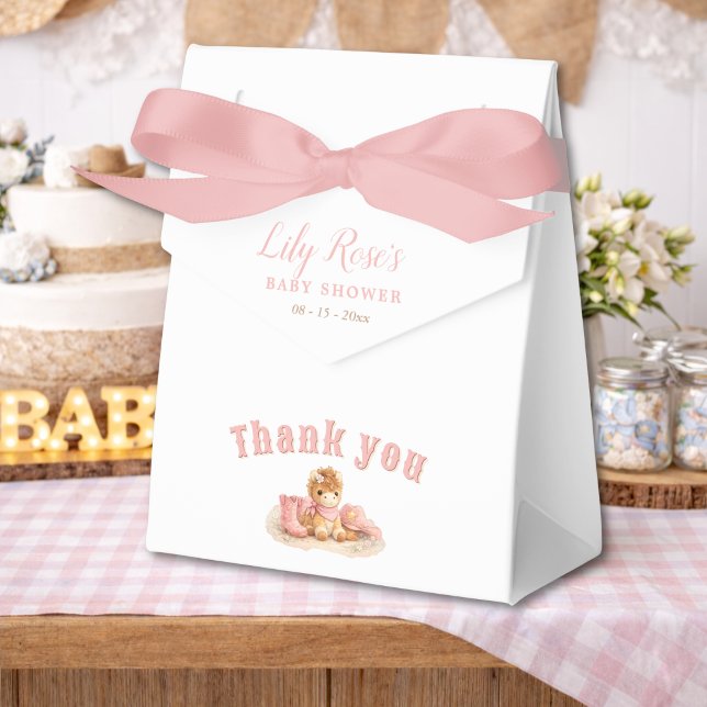 Caja Para Regalos Pink Elegant Little Cowgirl Baby Girl Shower (Subido por el creador)