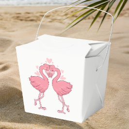 Caja Para Regalos Pink Flamingo Tropical Beach Hawaiian Wedding
