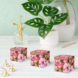 Caja Para Regalos Pink Floral Bloom Pattern – Soft Botanical Design
