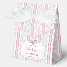 Caja Para Regalos Pink Floral Wildflowers Coquette Party