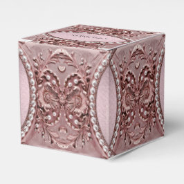 Caja Para Regalos Pink Flower Favor Box