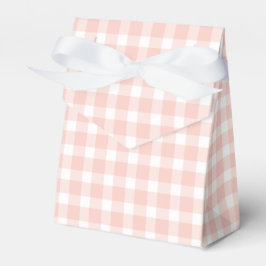 Caja Para Regalos Pink Gingham Favor Box